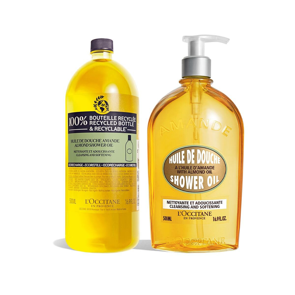 L'Occitane Almond Shower Oil Refill Duo | Amazon (US)