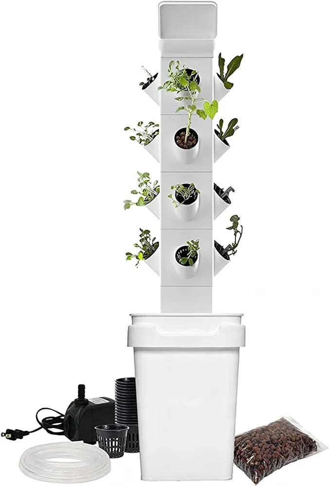 Garden Hydroponic Growing System Vertical Tower - Vegetable Plant Tower Gift for Gardening Lover ... | Amazon (US)