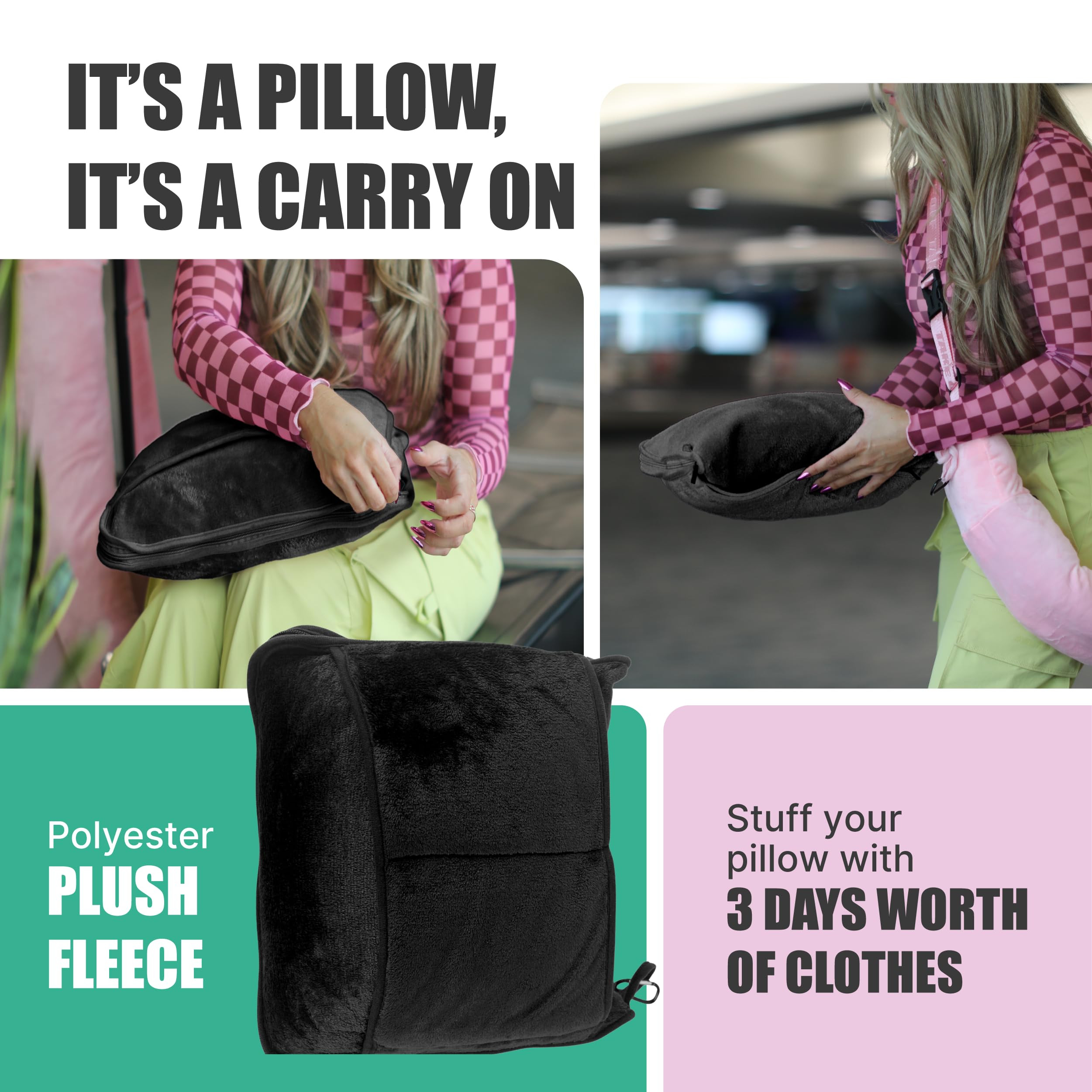 Pillow & Blanket With Pockets | Amazon (US)