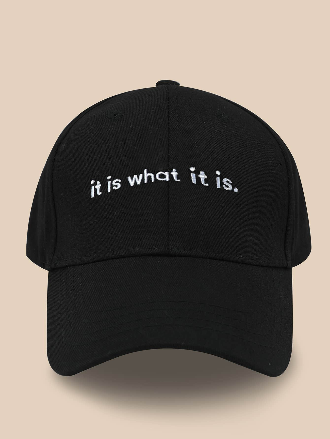Letter And Embroidery Pattern Casual Baseball Cap | SHEIN