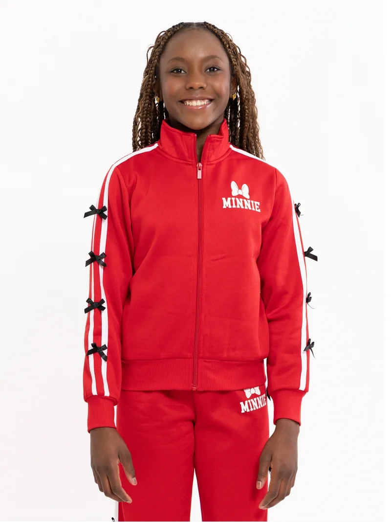 Minnie Mouse Girls Active Full-Zip Track Jacket, Sizes 4-16 | Walmart (US)