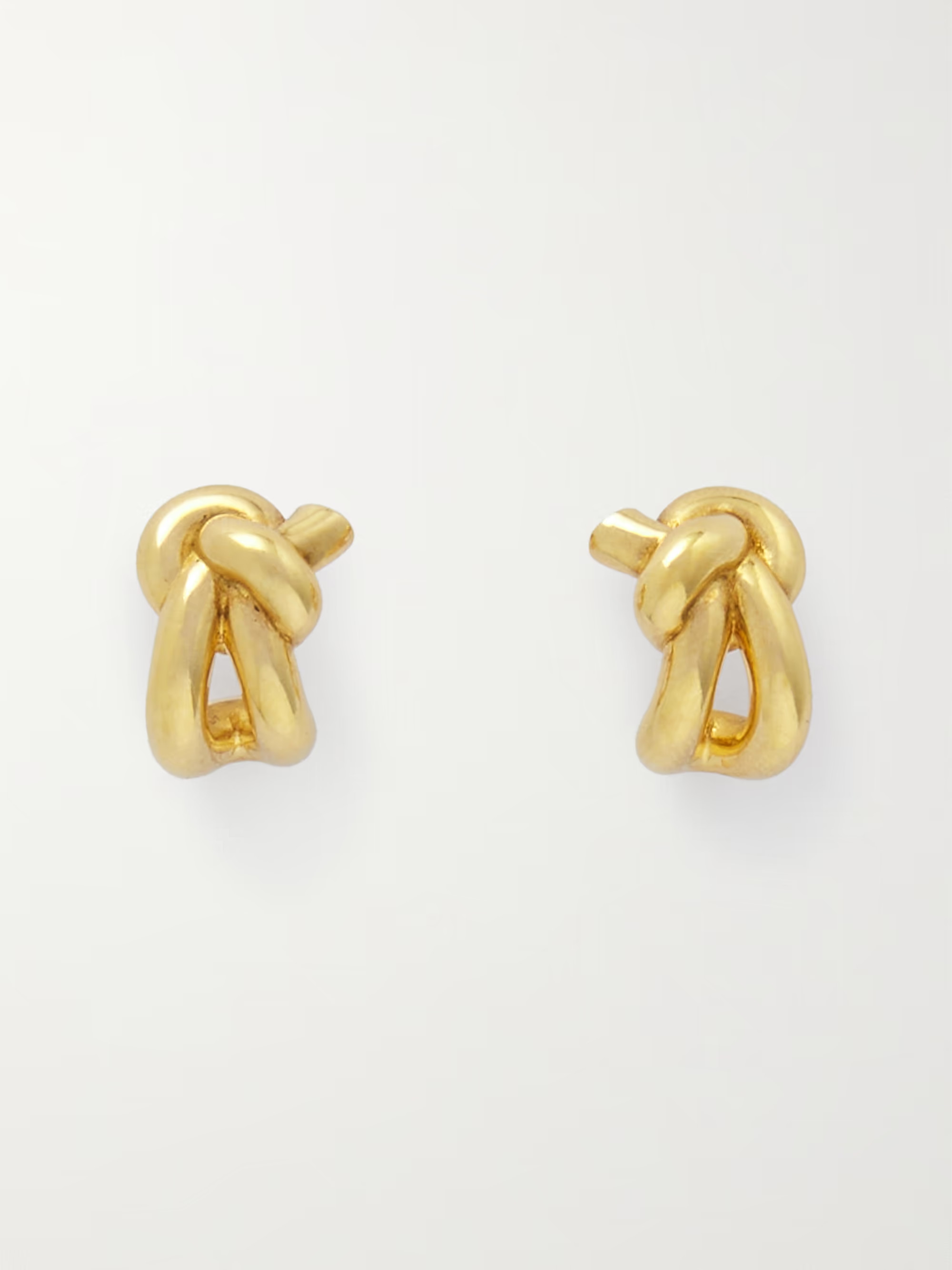 BOTTEGA VENETA Gold-plated earrings | NET-A-PORTER | NET-A-PORTER (UK & EU)