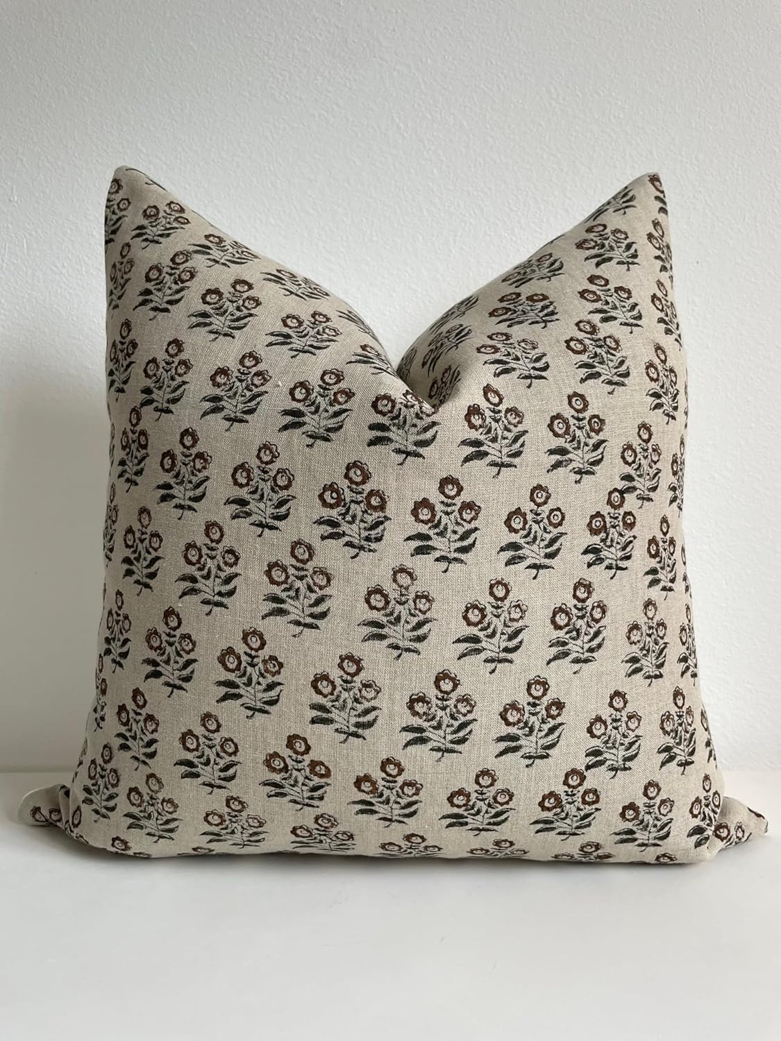 Generic Canyon Theory Hand Block Print Organic Linen 20x20 Inch Throw Pillow Cover: Indoor Outdoo... | Amazon (US)