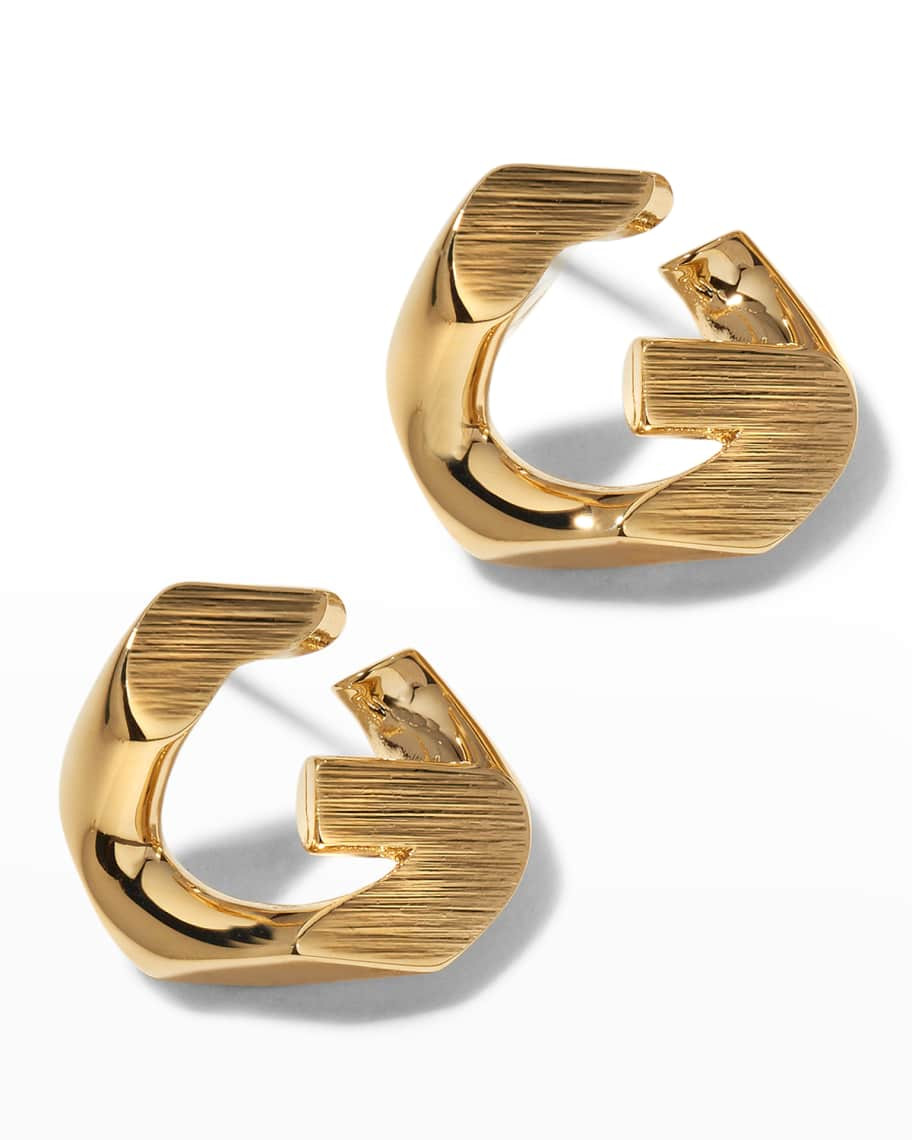 Givenchy G Chain Small Golden Earrings | Neiman Marcus