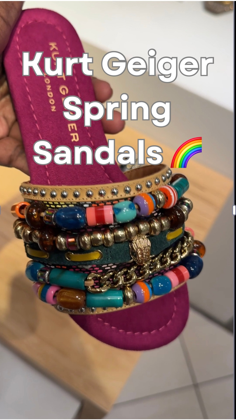 Statement sandals for spring 🌈

These Kurt Geiger sandals are perfect for elevating a simple outfit with a pop of color.

Linking these 

Tap to shop ✨

#LTKStyle #LTKFinds #KurtGeiger #SpringStyle #StatementShoes

#LTKmomlife #LTKOver40