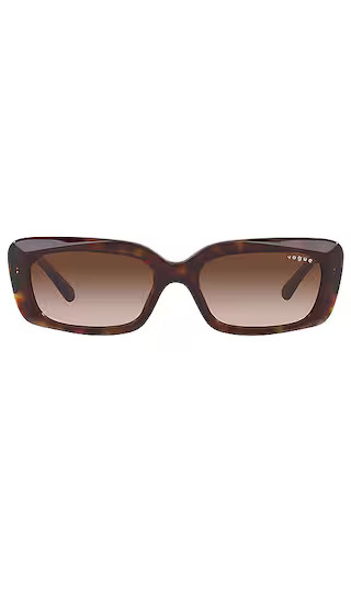 x Hailey Bieber 0VO5440S in Dark Havana & Brown Gradient | Revolve Clothing (Global)