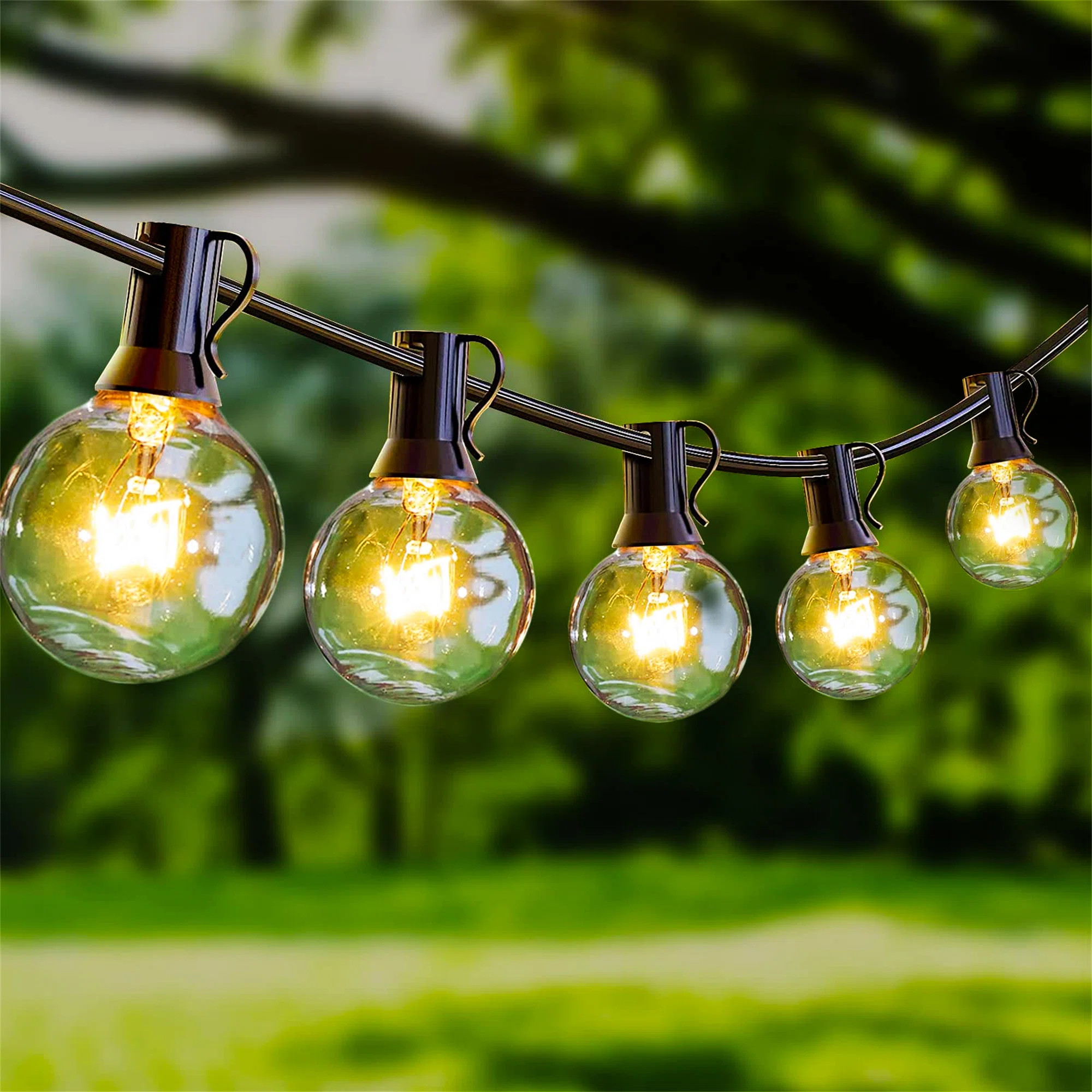 Alicio 950cm 29 - Bulb Festoon Lights String Light (End to End Connectable) | Wayfair UK