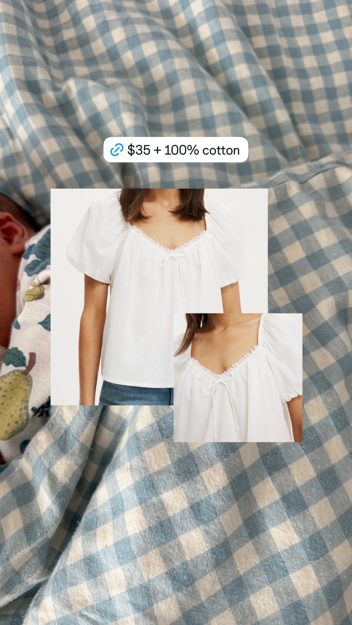 100% cotton babydoll top #doenstyle

#LTKootd #LTKSaleAlert #LTKmomlife