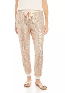 Women's Sequin Joggers | Belk