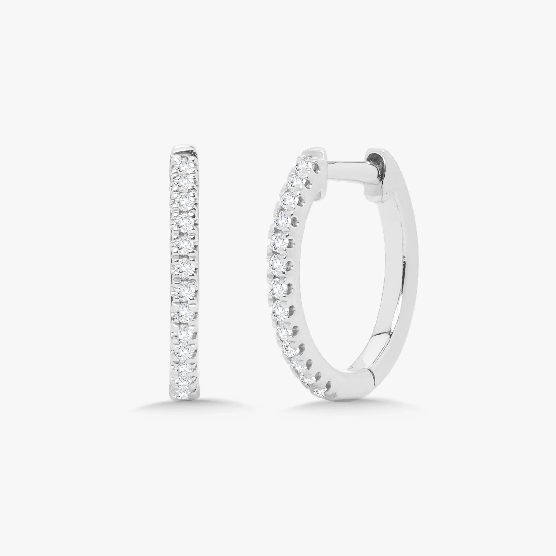 Nikki Diamond Huggie Earrings | RW Fine Jewelry