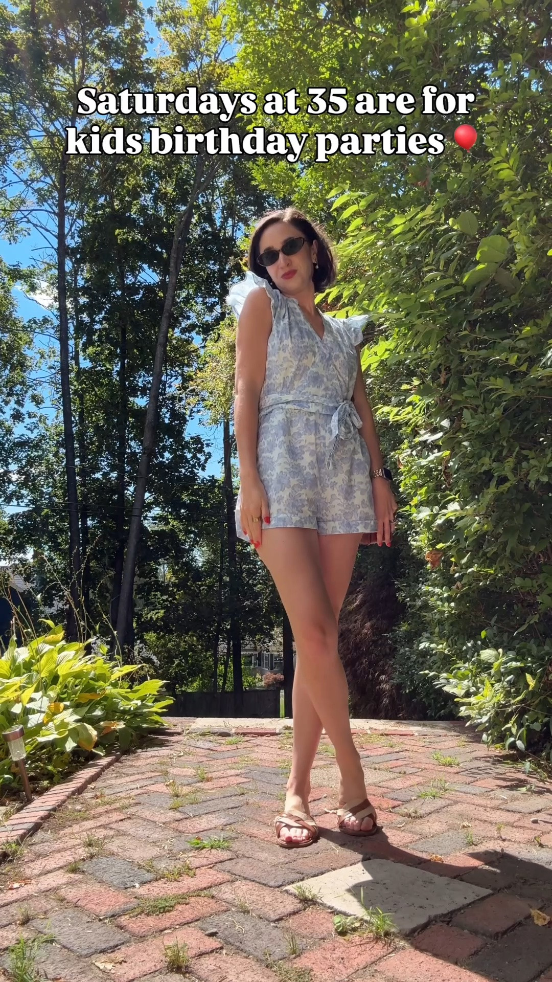 Saturdays at 35 are for kids’ birthday parties 🎈 and apparently this @renttherunway romper is exactly what I want to wear to them. Cute enough to feel put together, easy enough to actually run around in, which is basically the entire dress code at this point 😂

#RentTheRunway #RTRStyle #SummerOutfit #MomStyle #RomperStyle #WeekendOutfit #BirthdayPartyOutfit #SummerStyle #LTKStyle #LTKFashion

Rent the Runway, blue floral romper, floral romper, summer romper, kids birthday party outfit, mom birthday party outfit, casual summer outfit, weekend outfit, feminine summer style, summer mom style, easy summer outfit, floral summer outfit, Rent the Runway outfit, Saturday outfit, cute comfortable outfit

#LTKdayinmylife #LTKootd #LTKmomlife