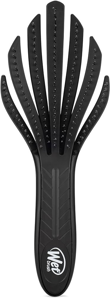 Wet Brush Go Green Curl Detangler Hair Brush, Black, Ultra-Soft IntelliFlex Detangling Bristles G... | Amazon (US)