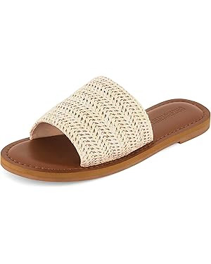 CUSHIONAIRE Women's Carly slide Sandal with Memory Foam | Amazon (US)