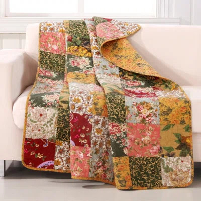 Antique Chic Quilted Patchwork Throw, 50" X 60" , Multicolor | Wayfair Professional