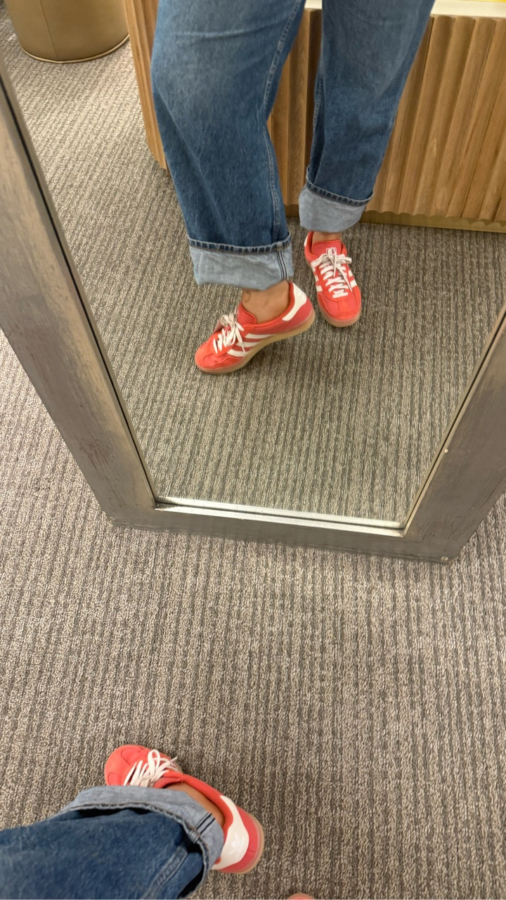 These Adidas Gazelle are too cute. I’m in the men’s style and a half size down. Love! Have already worn twice. A great price and colorway

#LTKFindsUnder100 #LTKSaleAlert #LTKFindsUnder50