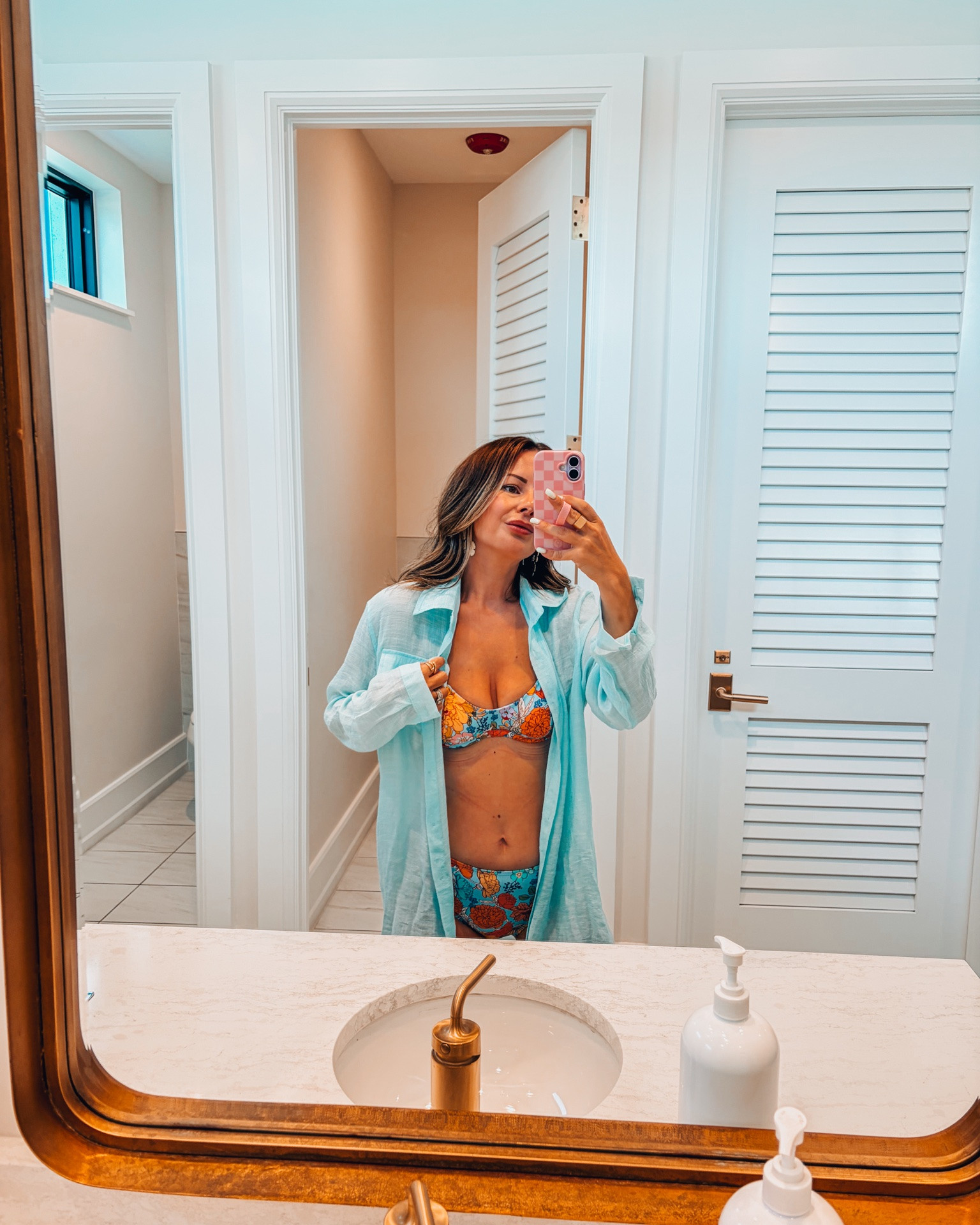 In my blue era 🩵 — love the push-up this swimsuit top has it’s perfection, plus it’s reversible ✨ 

Ilda15 will get you 15% off order over $69

#LTKootd #LTKmomlife