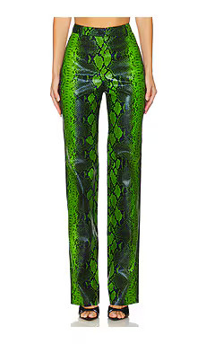 CULTNAKED Killa Trousers in Green Python from Revolve.com | Revolve Clothing (Global)