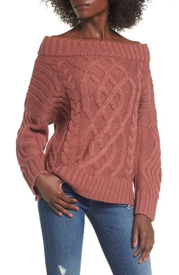 Women's J.o.a. Off The Shoulder Sweater | Nordstrom