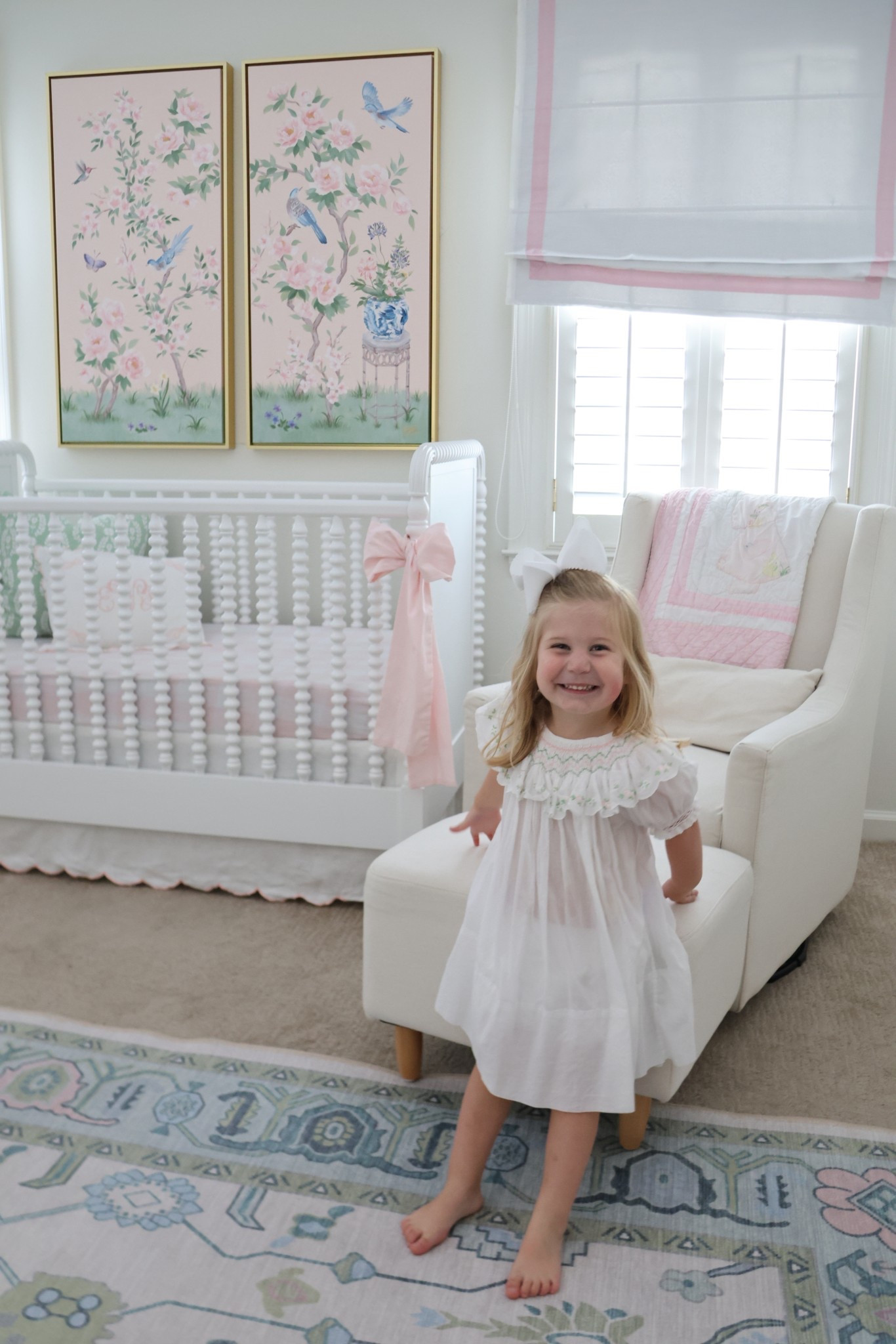 Preppy baby girl nursery!

#LTKKids #LTKBaby #LTKHome