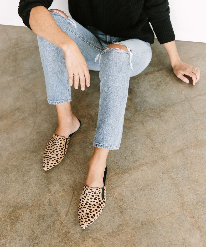 Cheetah Pony Hair Mule - Cheetah | Jenni Kayne | Jenni Kayne