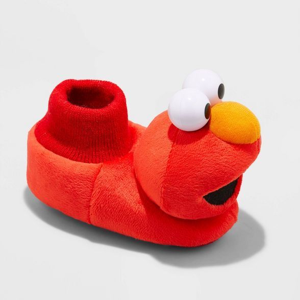 Toddler Boys' Elmo Slippers - Red | Target