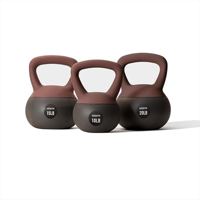 Soft Kettlebells with Cushioned Impact-Resistant Base and Anti-Slip, Wide-Grip Handle for Home Wo... | Amazon (US)