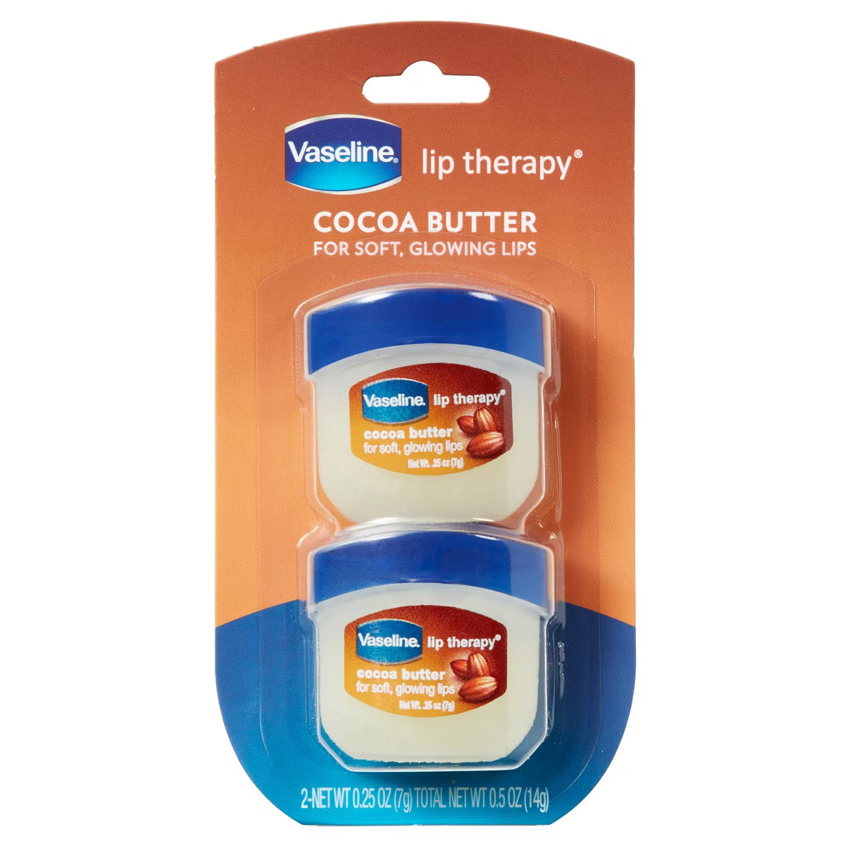 Vaseline Lip Therapy Cocoa Butter Twin Pack - 2ct/0.5oz | Target