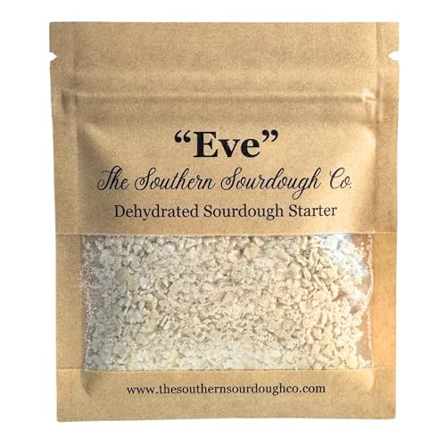 Eve - The Southern Sourdough Co. Dehydrated Sourdough Starter | 10 grams of Beginner Friendly Sour Dough Starter | Easy Fast Activation | Homemade Artisan Bread | Made Popular on TikTok | Made With Organic Flour | Amazon (US)