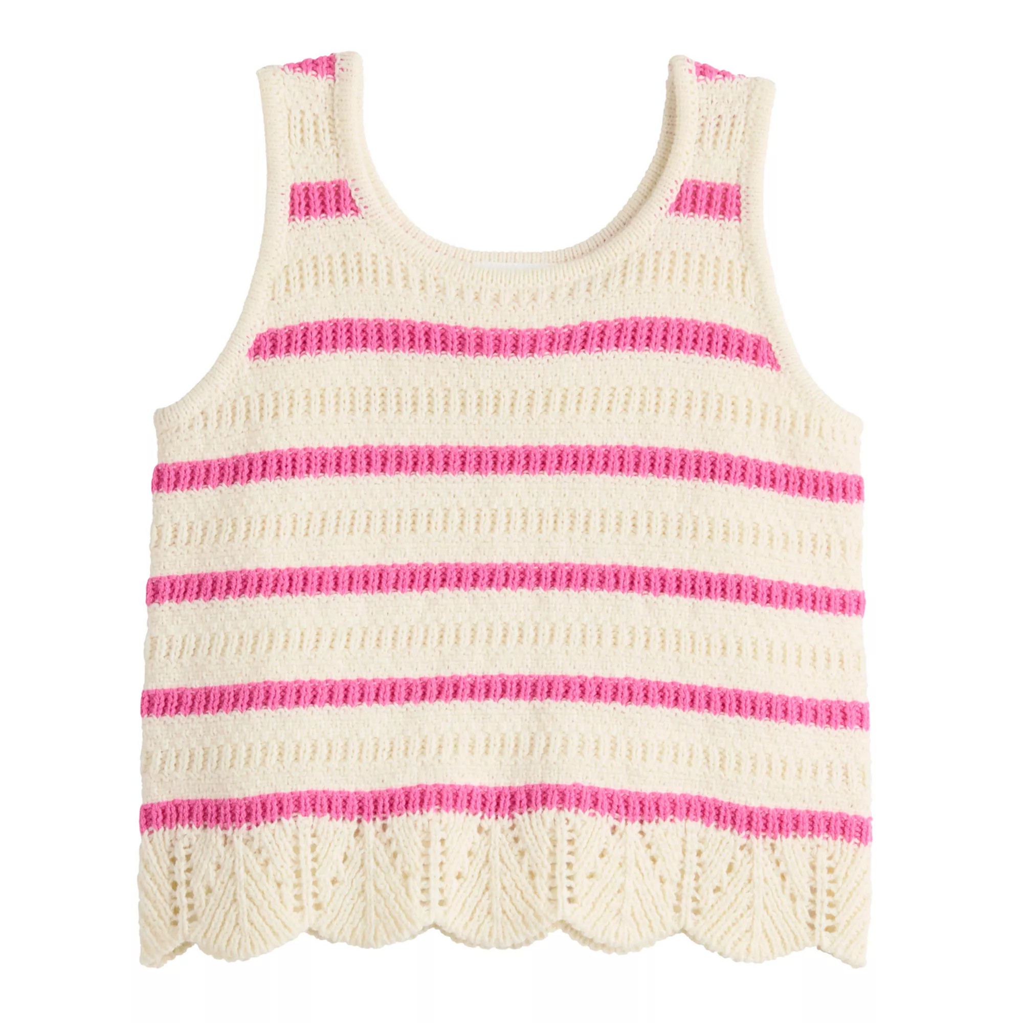Baby & Toddler Girl Jumping Beans® Mixed Stitch Sweater Tank Top | Kohl's