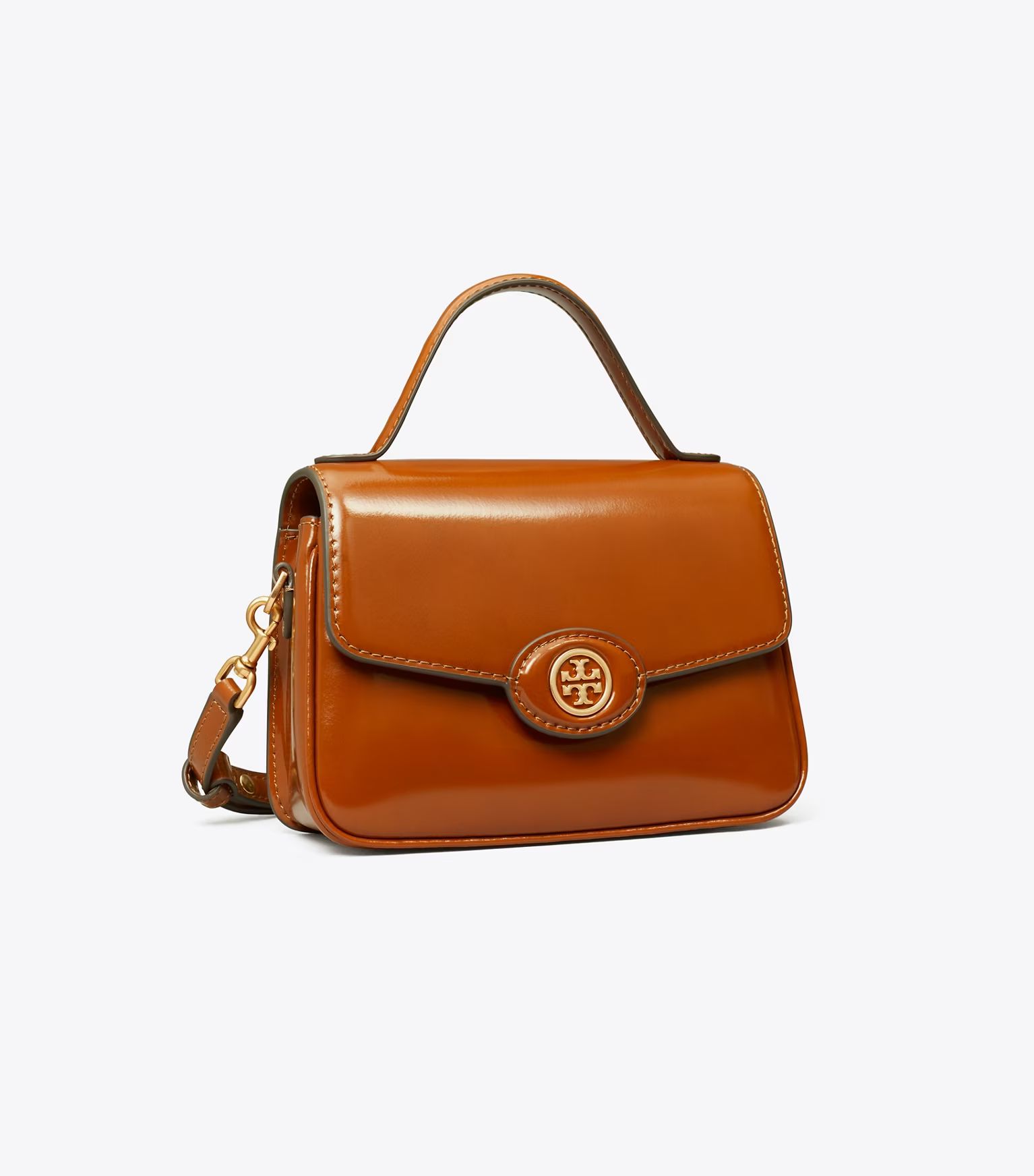 Small Robinson Spazzolato Top-Handle Bag: Women's Designer Crossbody Bags | Tory Burch | Tory Burch (US)