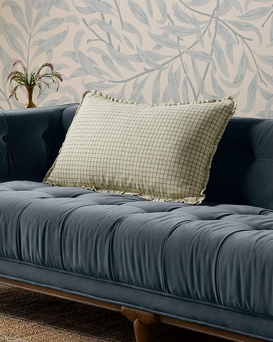 Loloi Chris Loves Julia Dinah Collection PCJ0012 Ivory/Moss 16'' x 26'' Cover w/Down Pillow | Amazon (US)