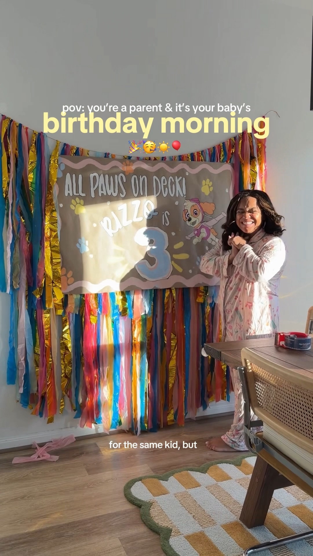 BIRTHDAY MORNING: our at home birthday decor! We used this exact decor last year and it held up so well! #walmart 

#LTKBaby #LTKmomlife #LTKKids