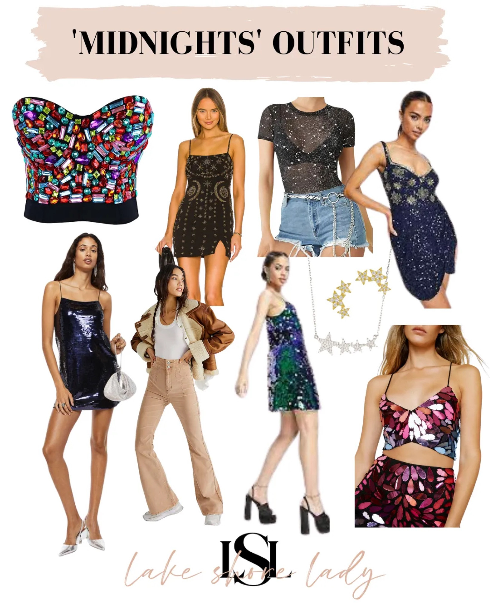 Eras Tour outfit ideas inspired by Midnights album!

Taylor Swift concert outfit ideas, eras tour outfit inspo 