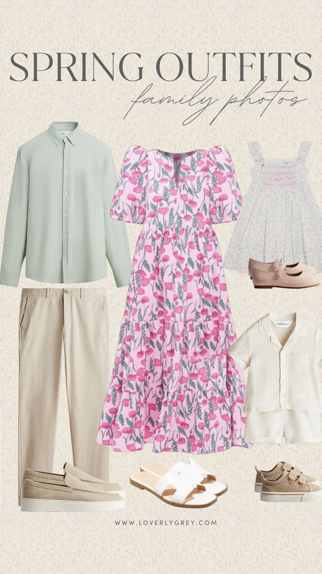 Spring family photo outfit inspo 💕 loving these pink and green colors together! 

Loverly Grey, spring family photo outfit ideas, spring fashion, men’s spring outfits, kids spring outfit ideas 

#LTKFamily #LTKMens #LTKSeasonal
