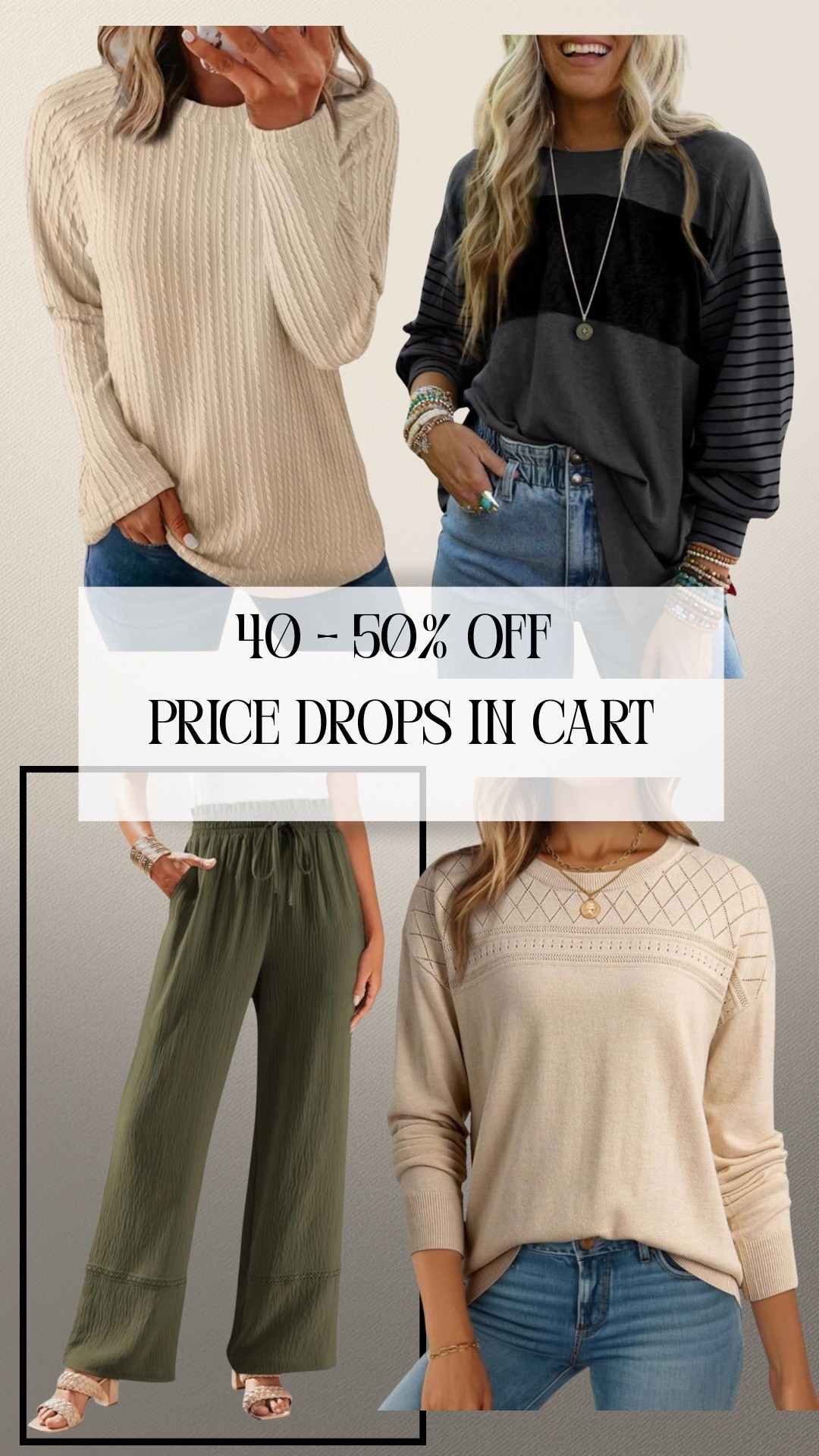 Prices drop at the end of checkout 

#LTKSaleAlert