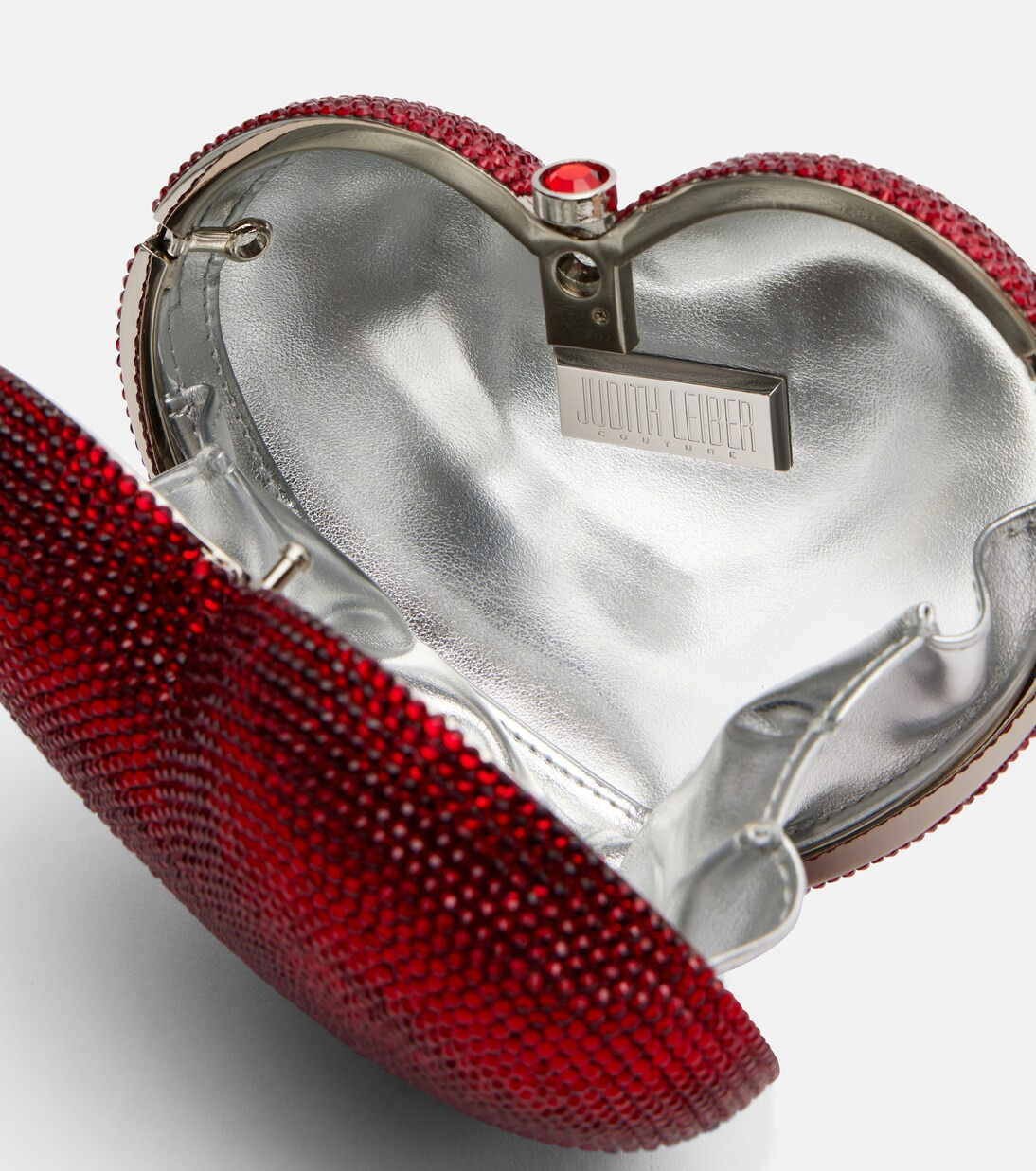 L'Amour Petit Coeur embellished clutch | Mytheresa (UK)