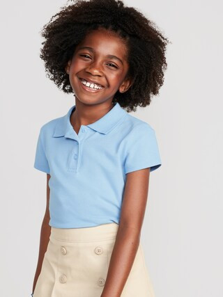 Uniform Pique Polo Shirt for Girls | Old Navy (US)