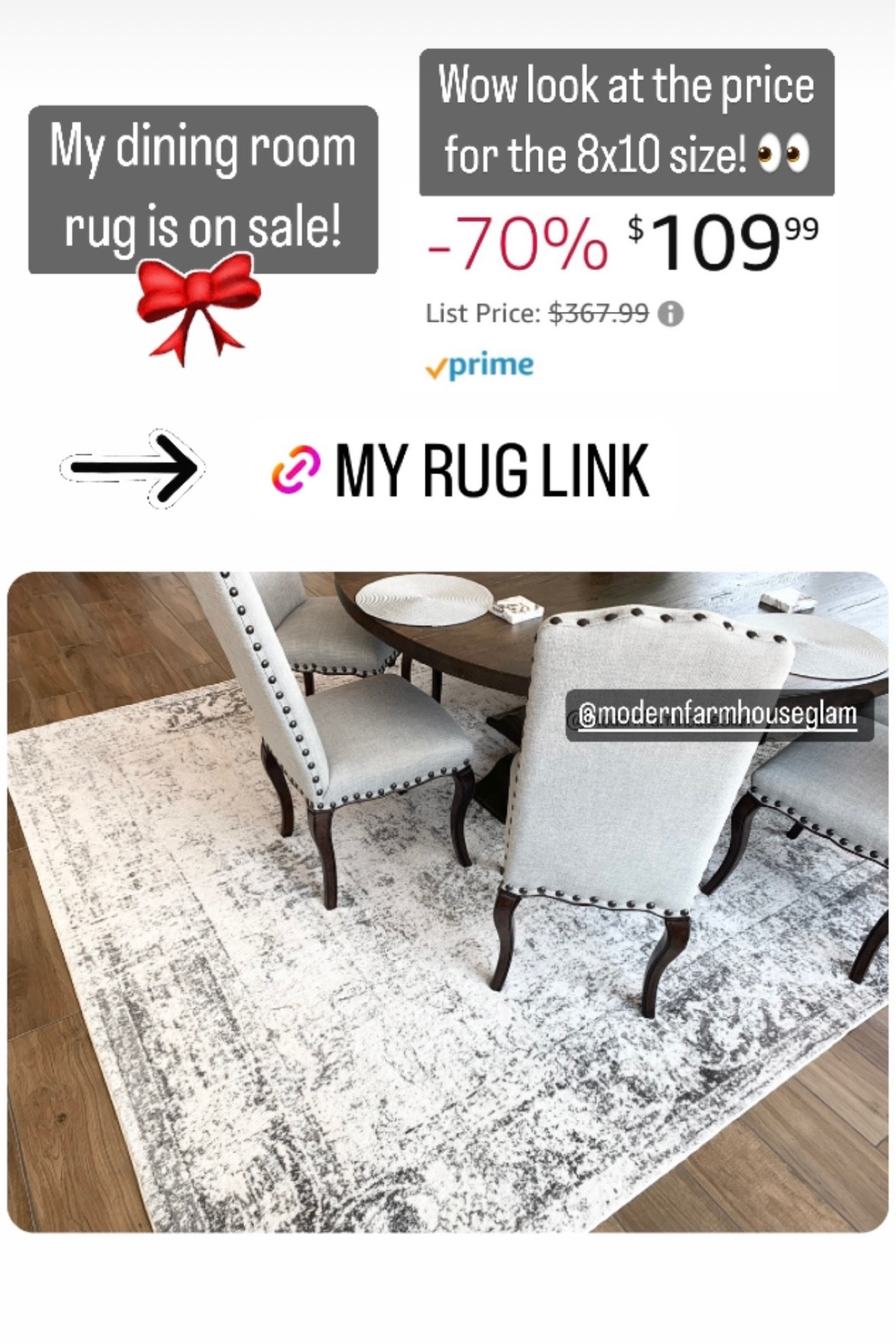My dining room rug on cyber Monday sale, Amazon, kitchen neutral area, rug, Christmas holiday gift guide 

#LTKhome #LTKGiftGuide #LTKsalealert