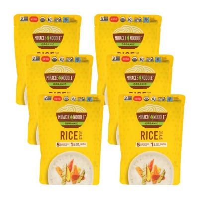 Miracle Noodle Rice Style - Case of 6/7 oz | Target