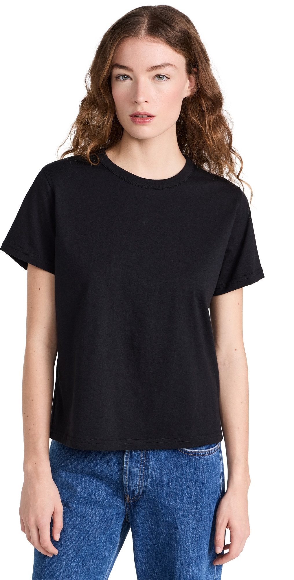 Sold Out NYC The Iconically Soft Perfect Tee in Black Black L | Shopbop