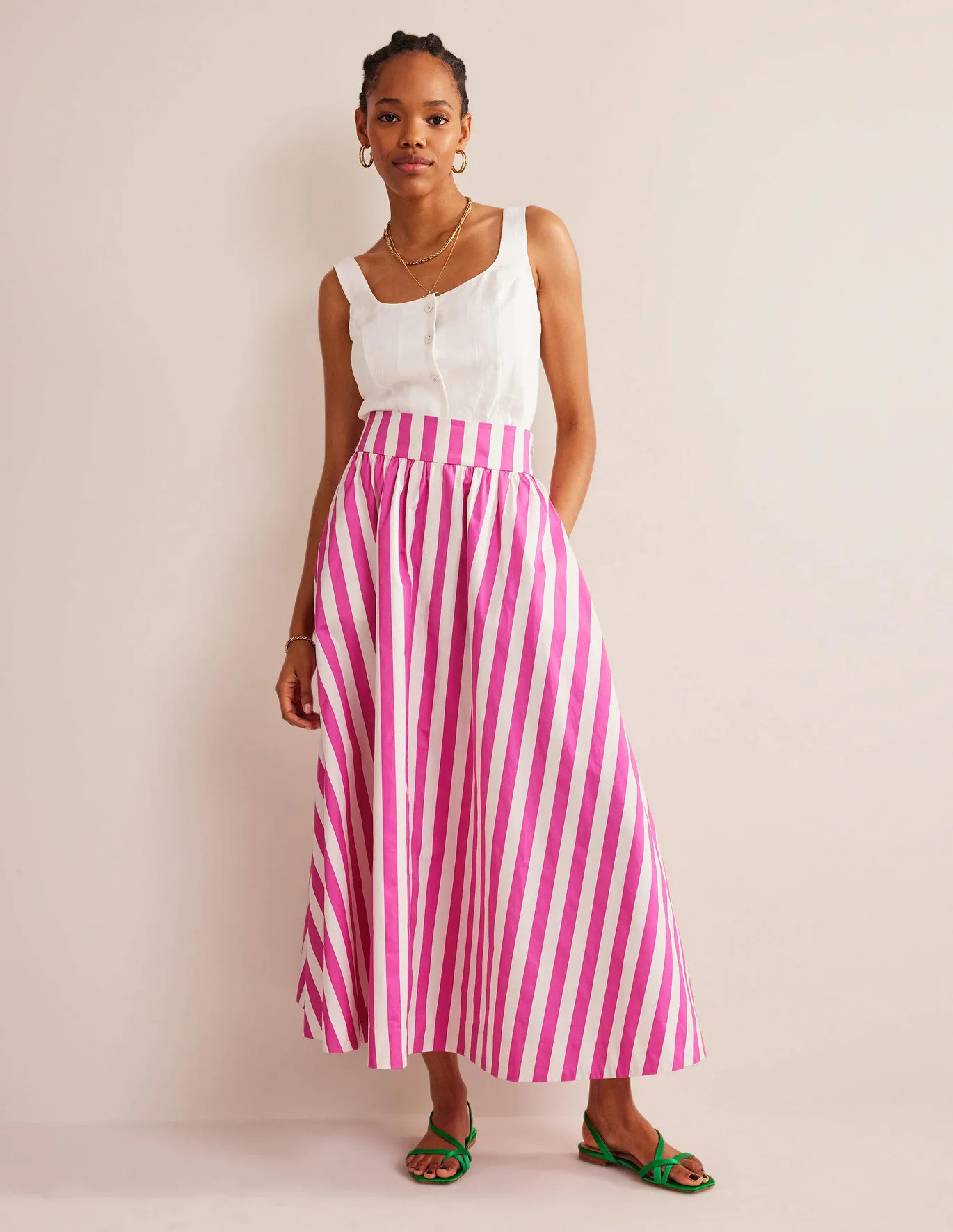 Full Printed Maxi Skirt | Boden (US)