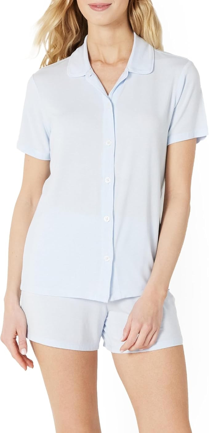 Amazon Essentials x Sofia Grainge Mommy and Me Short Sleeve Pajama Set | Amazon (US)