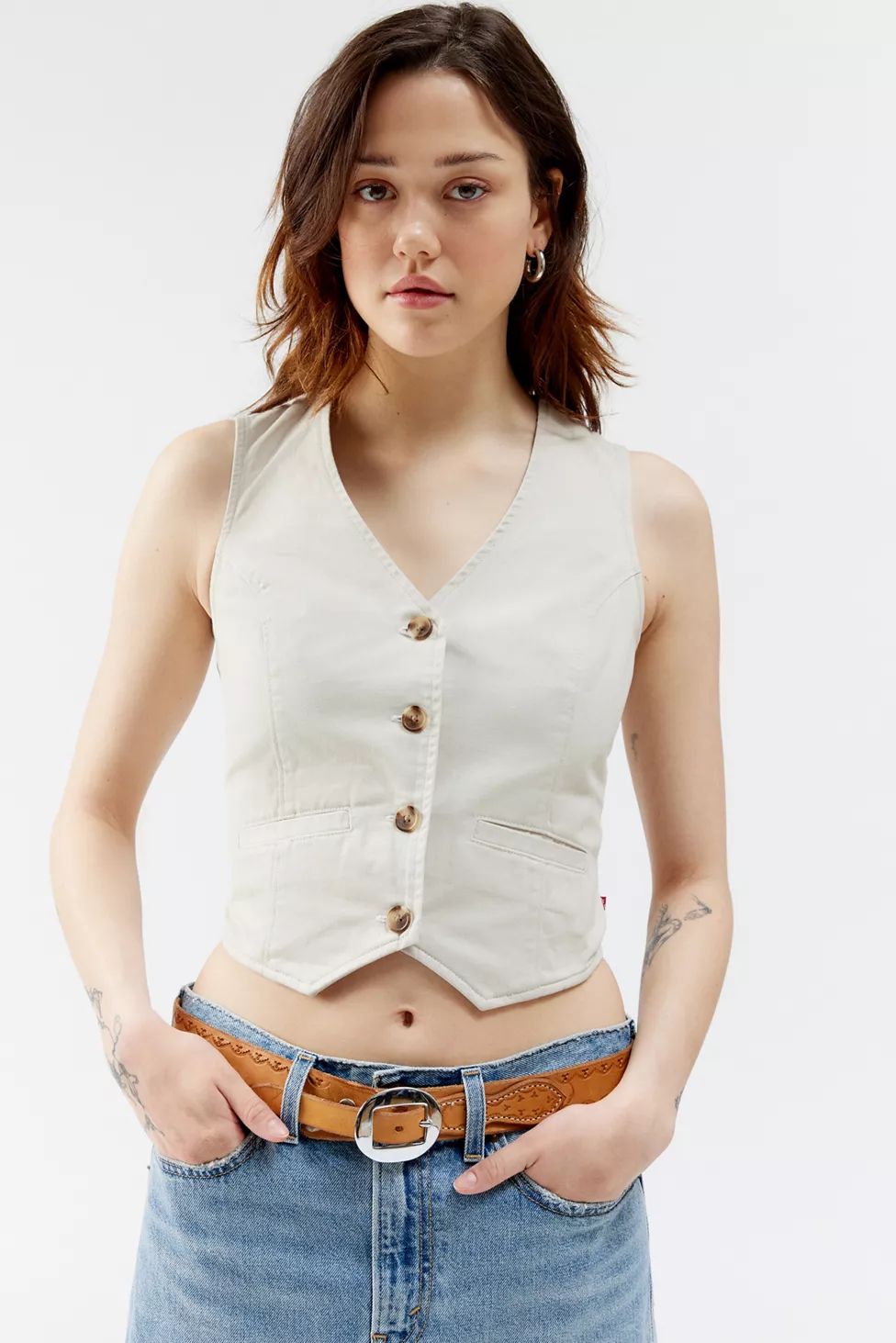 Levi’s® Jaylah Vest | Urban Outfitters (US and RoW)
