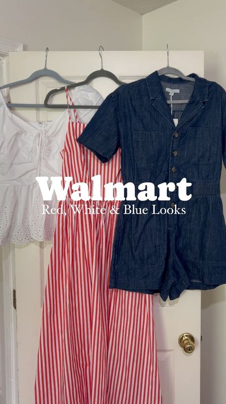 Walmart red white & blue looks! 
❤️🤍💙

#LTKFindsUnder100 #LTKStyleTip #LTKSeasonal