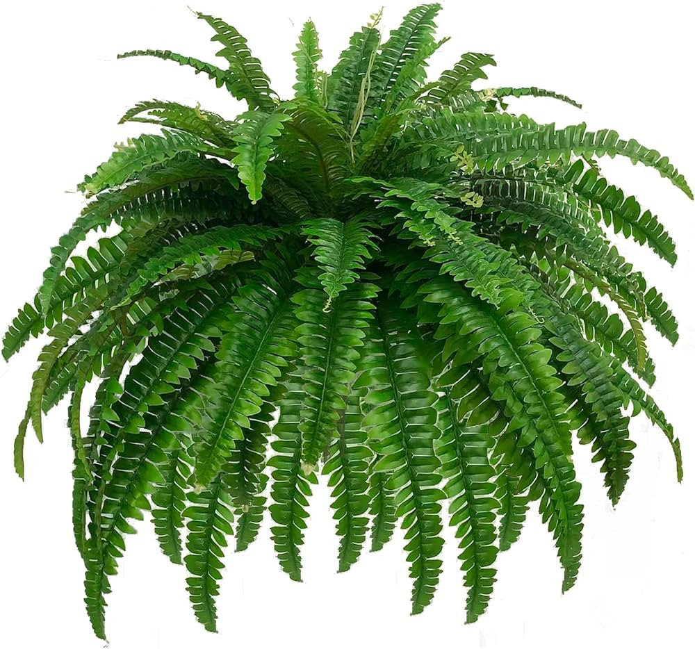GYERB Large Fake Boston Ferns, 88 Branches Artificial Ferns, Faux Fern Plants for Home, Office, G... | Amazon (US)