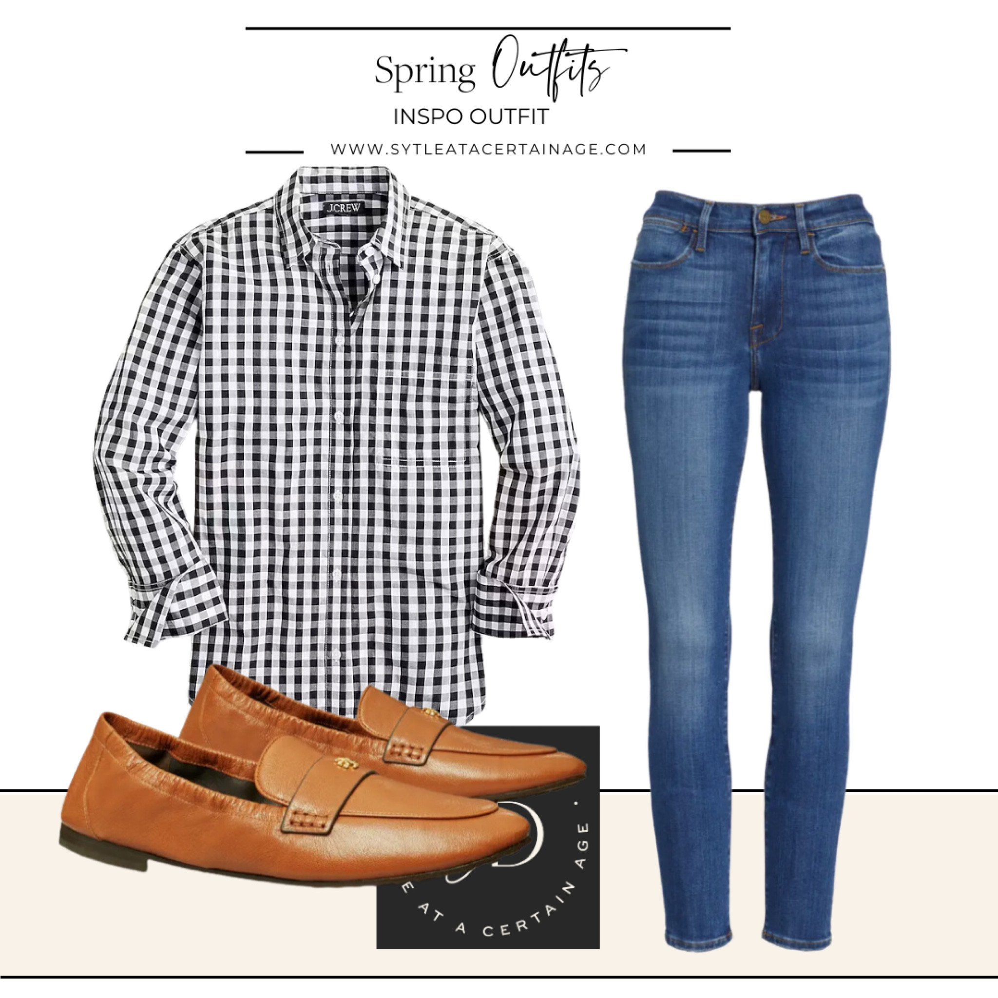 J.Crew Gingham shirt inspiration outfit

#LTKSeasonal #LTKFind
