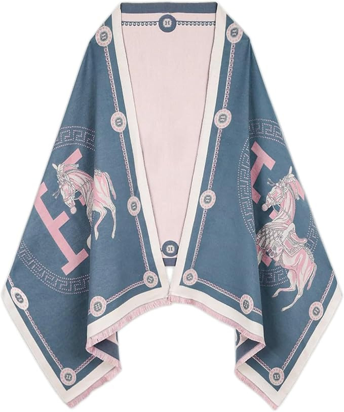 Women's Reversible Pashmina Shawl Wrap for Women Big Scarf Holiday Gifts | Amazon (US)