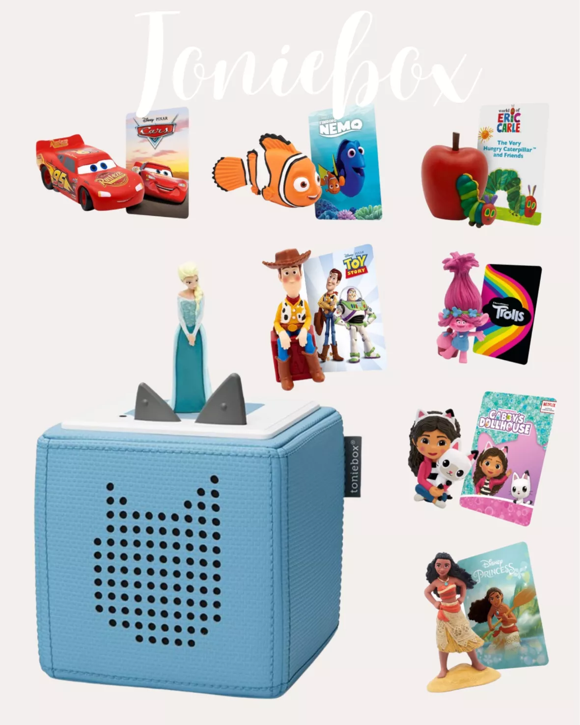 Tonies Disney Frozen Toniebox Audio Player Starter Set : Target