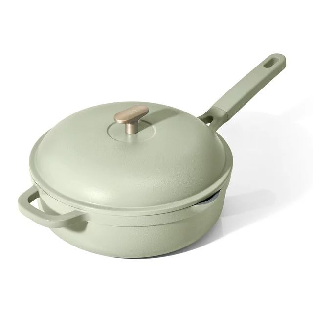 Beautiful All-in-One 4 QT Hero Pan with Steam Insert, 3 Pc Set, Sage Green by Drew Barrymore | Walmart (US)