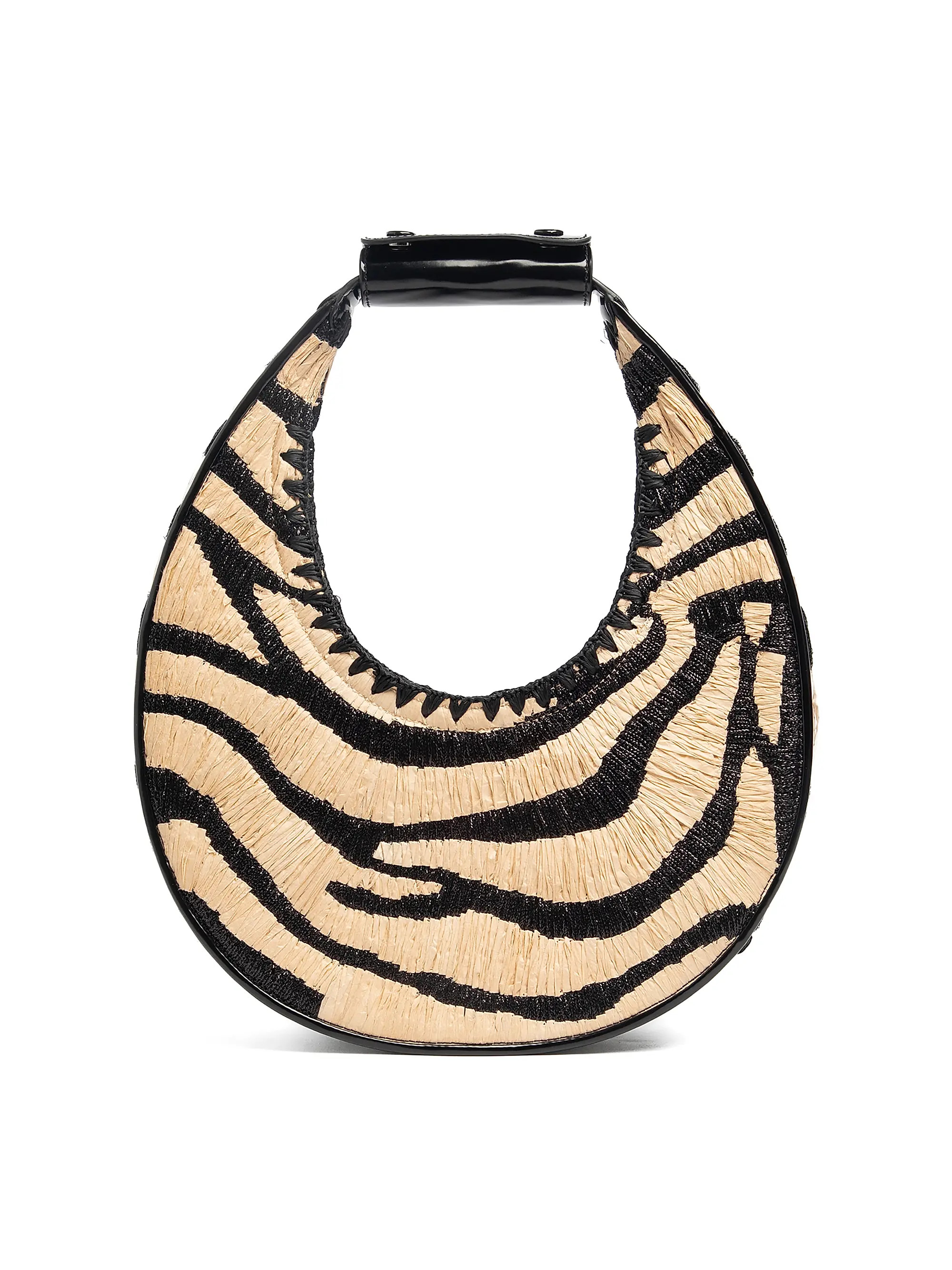 Moon Woven Raffia Shoulder Bag | Saks Fifth Avenue